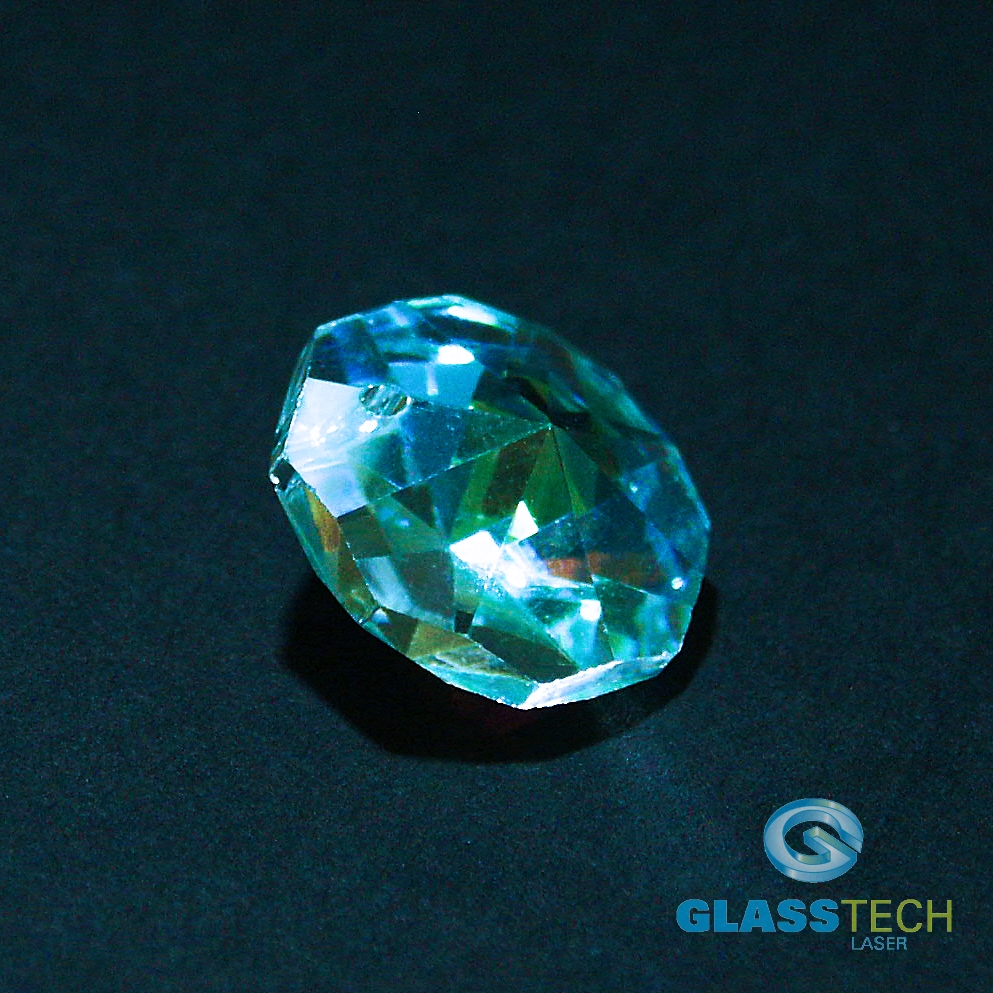 Hvězdička čirá s jednou dírkou, 14 mm