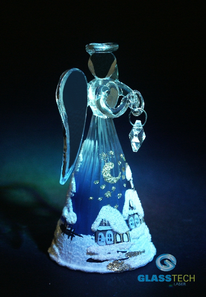 Skl. andělíček  s chaloupkami