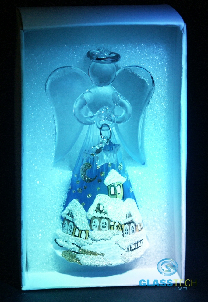 Skl. andělíček  s chaloupkami