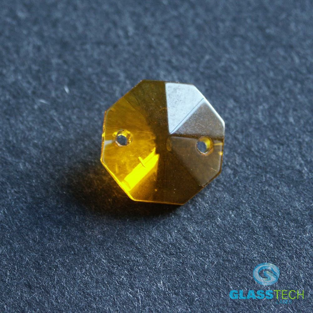 Hvězdička barevná - 2 dírky, 14 mm