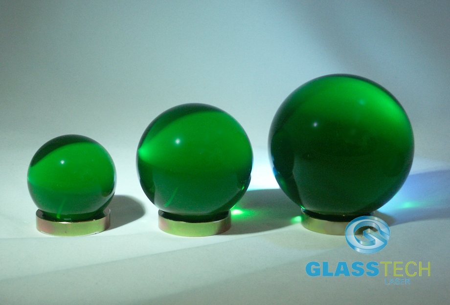 Modrá skleněná koule 100 mm