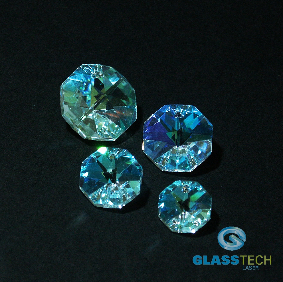 Hvězdička čirá s jednou dírkou, 14 mm