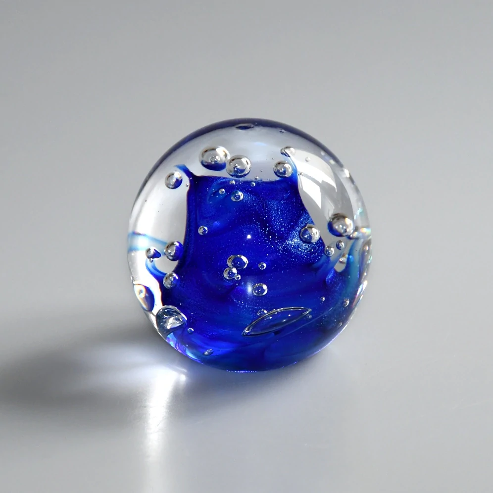 Těžítko - Modrá vlna - 90 mm