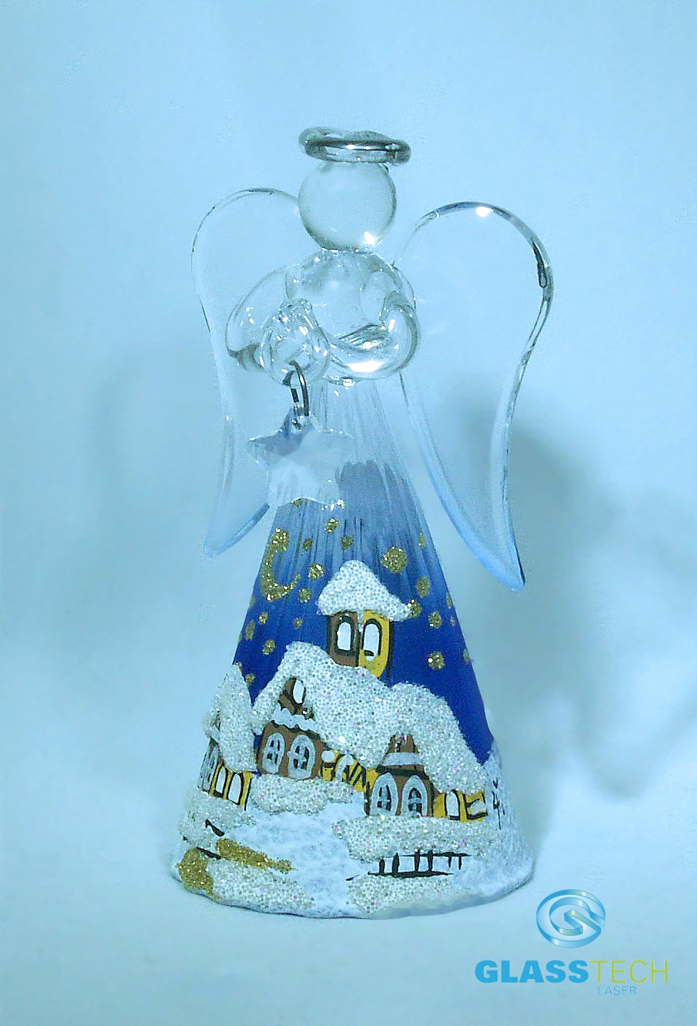 Skl. andělíček  s chaloupkami