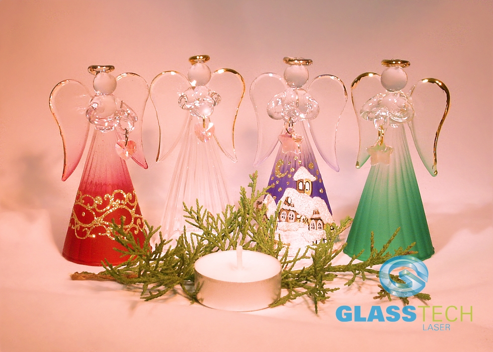 Skl. andělíček  s chaloupkami